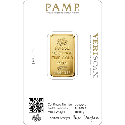 Random Brand 1/2oz Gold Bar