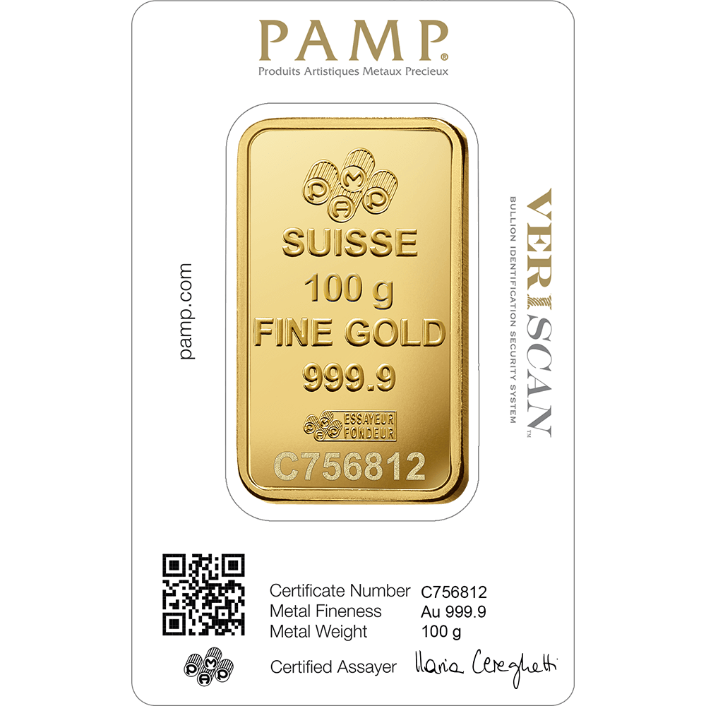 Random Brand 100g Gold Bar