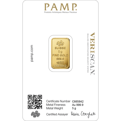 Random Brand 5g Gold Bar