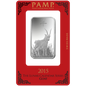 Lunar Goat Silver Minted Bar - 1oz