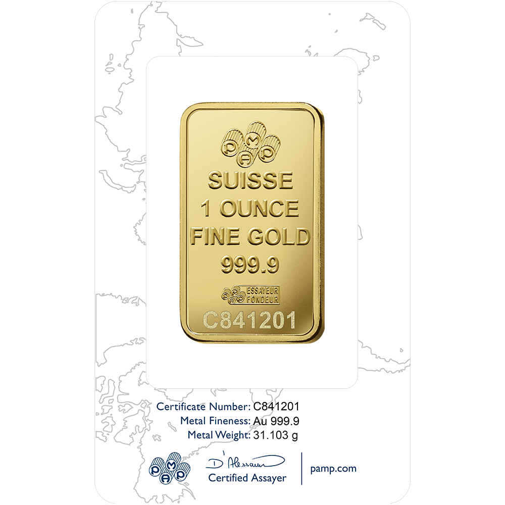 Rosa Gold Minted Bar - 1oz