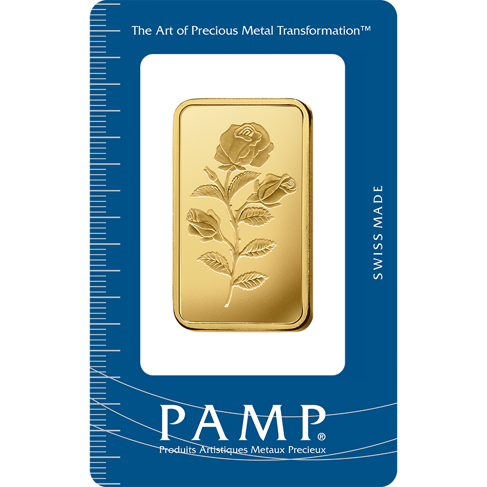 Rosa Gold Minted Bar - 1oz