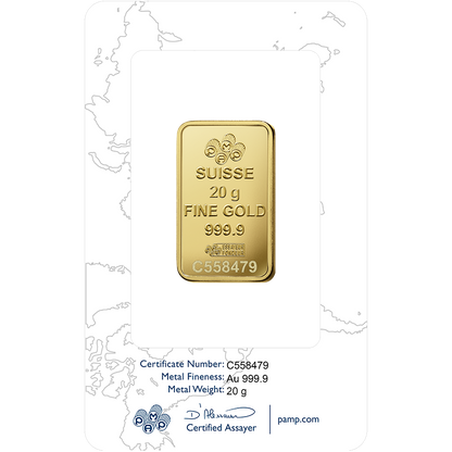 Rosa Gold Minted Bar - 20g