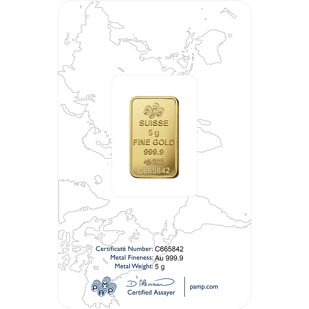 Rosa Gold Minted Bar - 5g